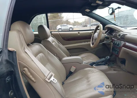 2001 Chrysler Sebring Lxi из США, поврежденный, VIN 1C3EL55U71N599431